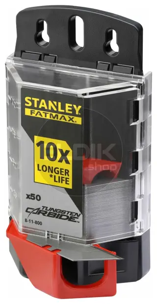 Stanley 8-11-800 Carbide Reservemes | 50 Delige Set