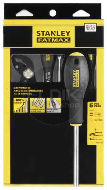 Stanley FMHT0-62639 FATMAX 6-delige Schroevendraaierset met Waterpomptang