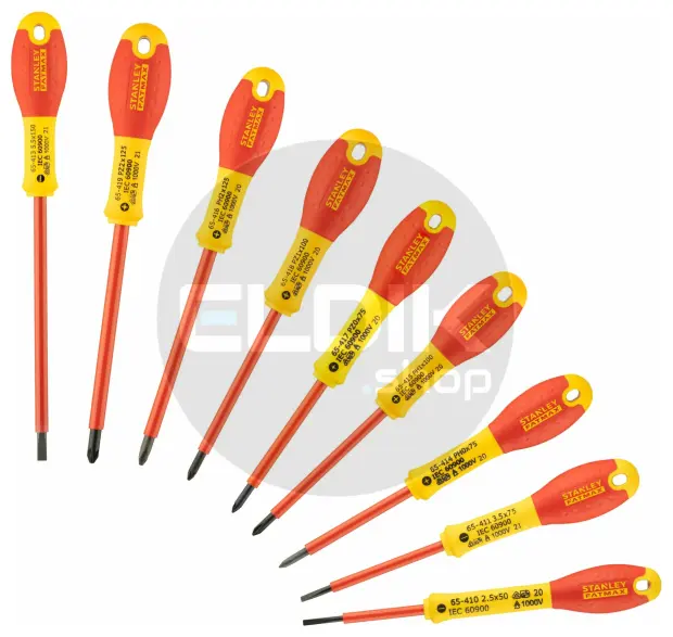 Stanley FMHT62573-0 FATMAX Schroevendraaierset VDE 10-delig -Par/Ph/Poz/Spanningszoeker