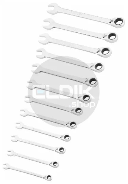 Stanley FMMT82849-0 FATMAX Ringsteeksleutelset met Ratel - 12 delig