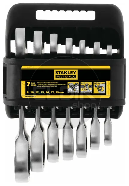 Stanley FMMT82900-0 FATMAX Ringsteeksleutelset met Ratel stubby - 7 delig