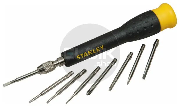 Stanley STHT0-62629 Multibit Precisie Schroevendraaierset (Parallel, PH) 8-delig