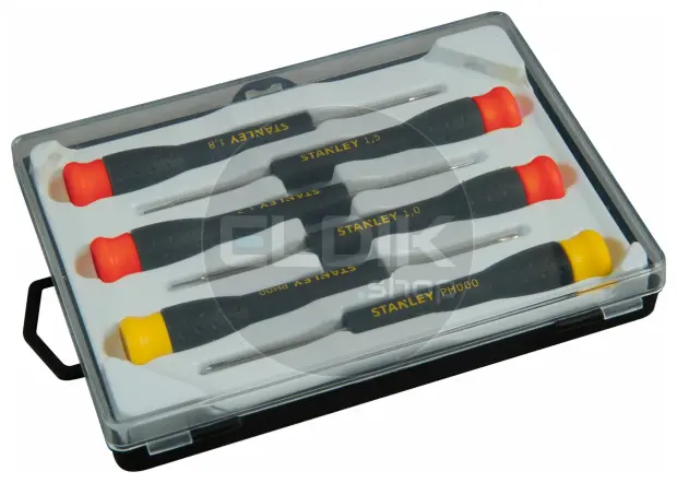 Stanley STHT0-62631 Precisie Schroevendraaierset (Parallel 1-1,8 & PH) 6-delig