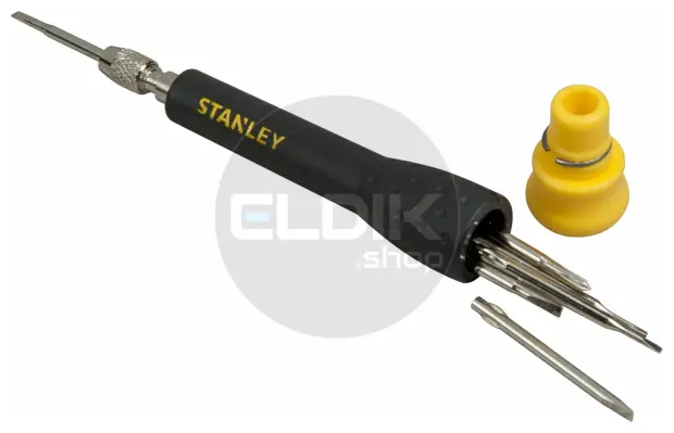 Stanley STHT0-62633 Multibit Precisie Schroevendraaierset (Parallel, PH, T, Hex) 16-delig