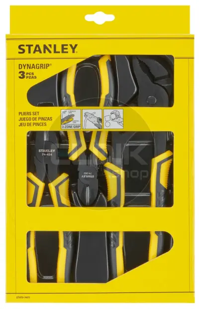 Stanley STHT0-74471 Dynagrip Tangenset CG 3-delig Waterpomptang