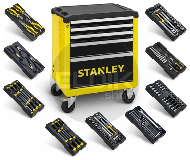 Stanley STHT0-80442 Gevulde Gereedschapswagen met 9 Transmodules