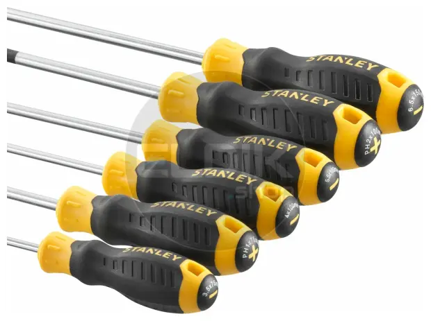 Stanley STHT16165-0 Cushiongrip Schroevendraaierset 6-delig: PH, Parallel, Standaard
