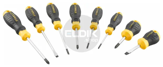Stanley STHT16167-0 Cushiongrip Schroevendraaierset 8-delig: PH, Standaard, Parallel