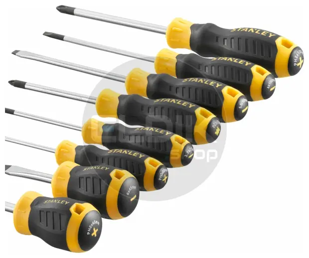 Stanley STHT16167-0 Cushiongrip Schroevendraaierset 8-delig: PH, Standaard, Parallel