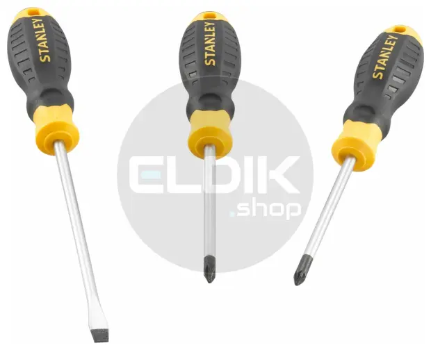 Stanley STHT16168-0 Cushiongrip Schroevendraaierset 3-delig: PH, PZ, Standaard