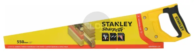 Stanley Sharpcut Houtzaag 550mm 7 TPI - STHT20368-9