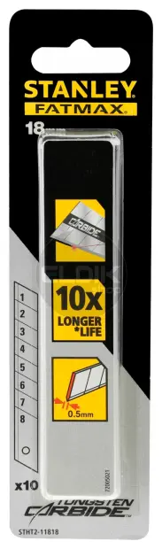 Stanley STHT2-11818 Carbide Reserve Afbreekmes 18 mm | 10 Delige Set