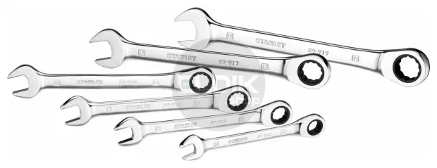 Stanley STMT82846-0 Ringsteeksleutelset met Ratelring 7 delig
