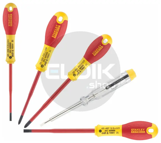 Stanley XTHT0-62693 FATMAX Pro VDE Schroevendraaierset 5-delig - PZ Smalle Tip