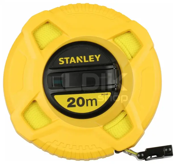 Stanley 0-34-296 Landmeter Fiberglas 20m - 12,7mm Gesloten Kast