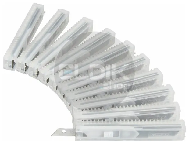 Stanley 1-11-300 Afbreekmesjes 9 mm – 10 x | 10 Delige Set