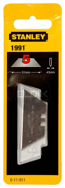 Stanley 1991 Reserve Mesjes Zonder Gaten | 5 Delige Set - 0-11-911