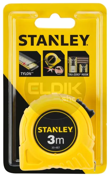 Stanley 0-30-487 Rolbandmaat 3m - 12,7mm (kaart)