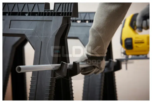 Stanley STST1-70713 Opvouwbare Zaagbok met V-Groef - 2 Stuks