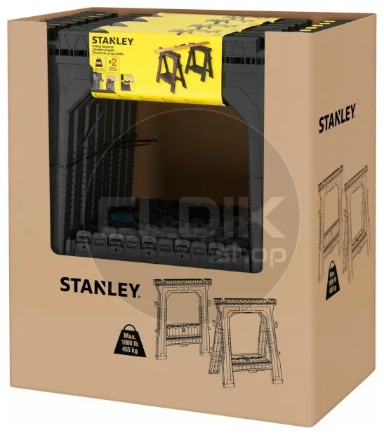 Stanley STST1-70713 Opvouwbare Zaagbok met V-Groef - 2 Stuks