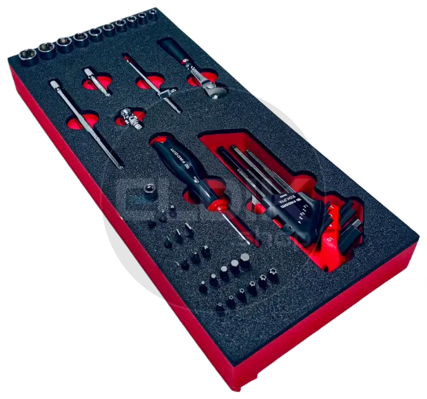 Facom MODM.RL161-36 Foam Module 38 Delige 1/4” Doppen en hulpstukken