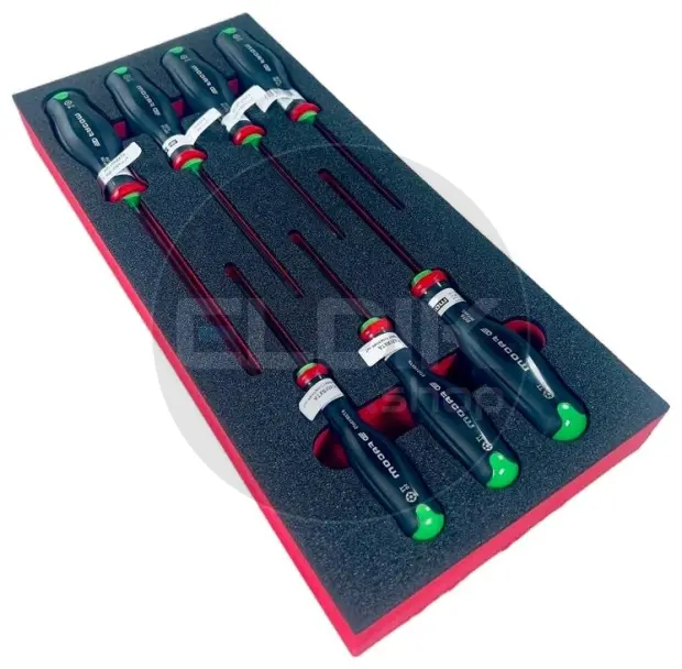 Facom MODM.ATXR Foam Module 7 Delige Resistorx® schroevendraaiers