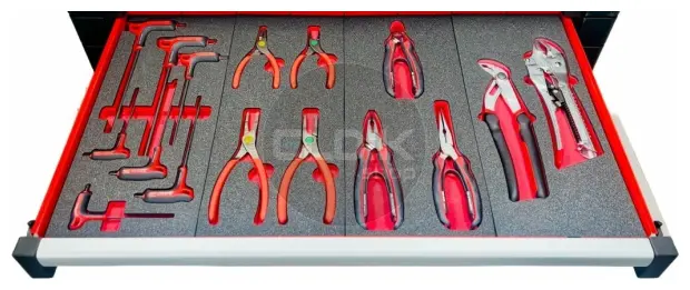 Facom CMM215BNL Set van 22 modules in Foam Inlays | 215-delig