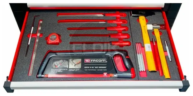 Facom CMM215BNL Set van 22 modules in Foam Inlays | 215-delig