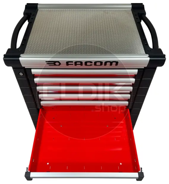 Facom JETCM175BNL Gevulde gereedschapswagen 8 laden | 175-delig in kunststof inlay | Rood