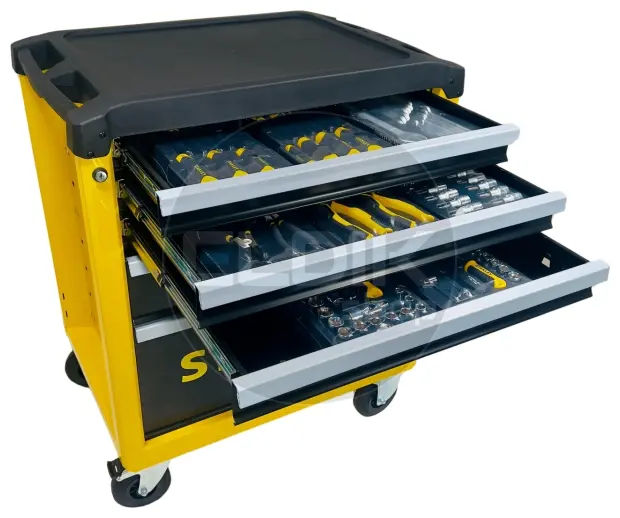 Stanley STHT0-80442 Gevulde Gereedschapswagen met 9 Transmodules