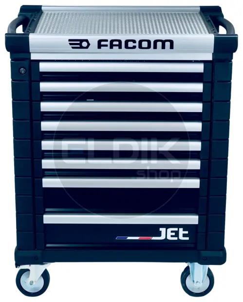 Facom JET.8NM3A Gereedschapswagen – 8 Laden – M3 - Zwart