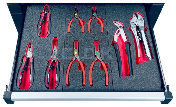 Facom CMM.175BNL Set van 15 modules in Foam Inlays | 175-delig