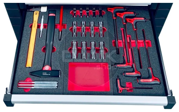 Facom CMM.175BNL Set van 15 modules in Foam Inlays | 175-delig