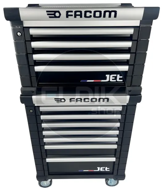 Facom JET Gereedschapswagen – 7 Laden met Opzetkast – M3 - Zwart