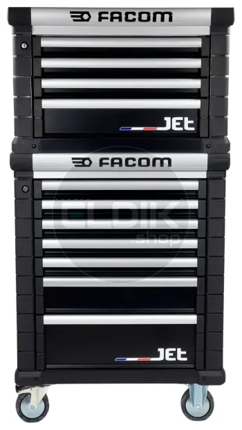 Facom JET Gereedschapswagen – 7 Laden met Opzetkast – M3 - Zwart