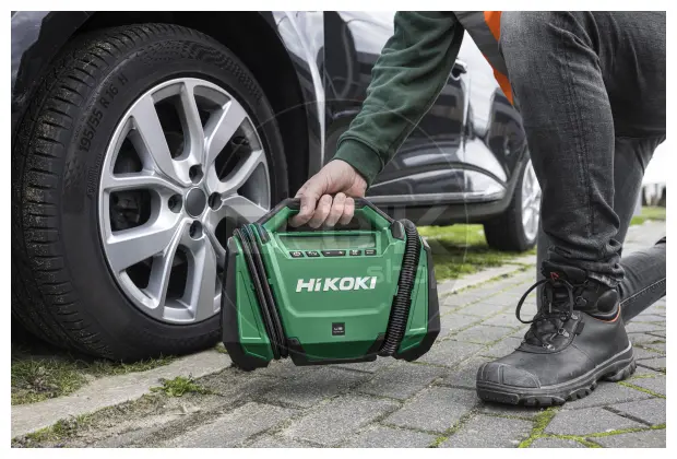 Hikoki UP18DAW4Z Accu Compressor 11 bar | 16L l/min | Exclusief accu's en lader