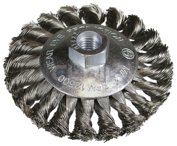 Hikoki 751317 Kegelborstel 100xm14x0.5 met getordeerd staaldraad