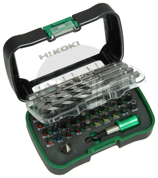 Hikoki 750365 Bit/Boren set 50-delig 1/4" Lengte 25 mm