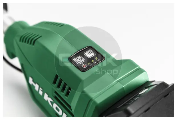 Hikoki CG18DAW4Z 18 V bosmaaier met een snoeiradius van 230 - 310 mm en ronde greep