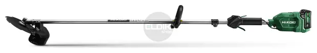 Hikoki CG18DAW4Z 18 V bosmaaier met een snoeiradius van 230 - 310 mm en ronde greep