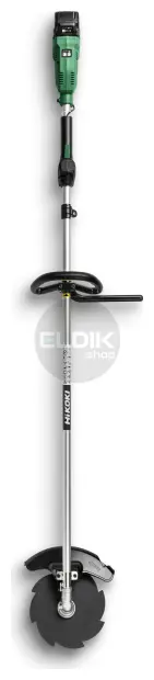 Hikoki CG18DAW4Z 18 V bosmaaier met een snoeiradius van 230 - 310 mm en ronde greep