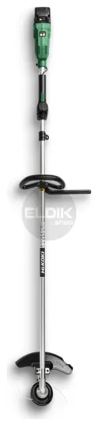 Hikoki CG18DAW4Z 18 V bosmaaier met een snoeiradius van 230 - 310 mm en ronde greep