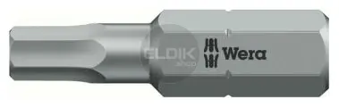 Wera 840/1 Schroefbit 1/4" inbus 3 x 25 mm - 05056315001