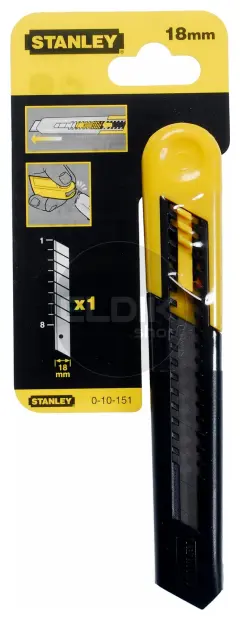 Stanley 0-10-151/12 Afbreekmes SM 18 mm | 12 Delige Set
