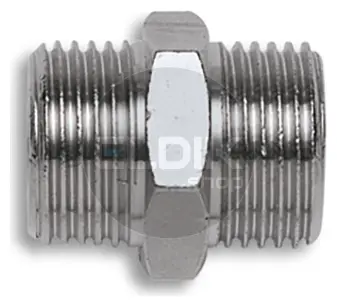 1219/3 Dubbele Nippel  3/8"x 3/8" - 28533