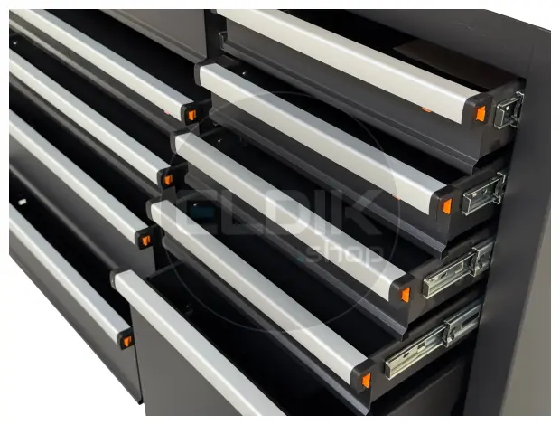 E-Tools 170855 157 cm Verrijdbare Werkbank met Achterwand