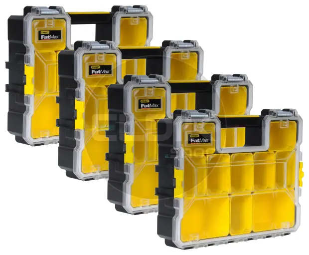 Stanley 1-97-518/4 4 x FATMAX Pro Organizer Diep IP54 | 432 x 330 x 109 mm