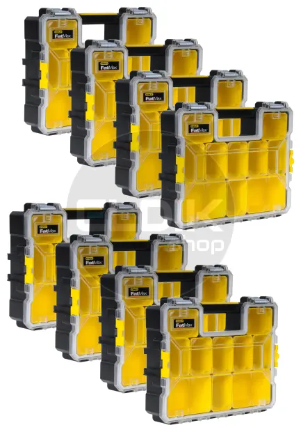 Stanley 1-97-518/8 8 x FATMAX Pro Organizer Diep IP54 | 432 x 330 x 109 mm