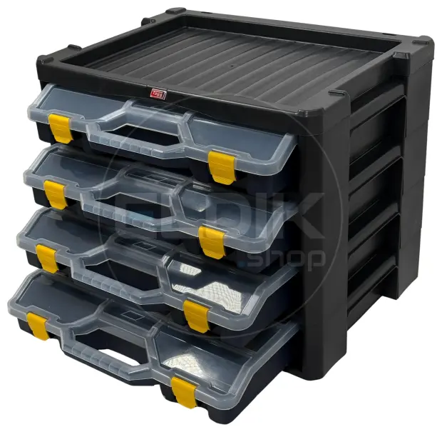 Tayg Multibox 3 Assortimentsdoos 4-delig - L530 x B376 x H430 mm - Blauw - 303500