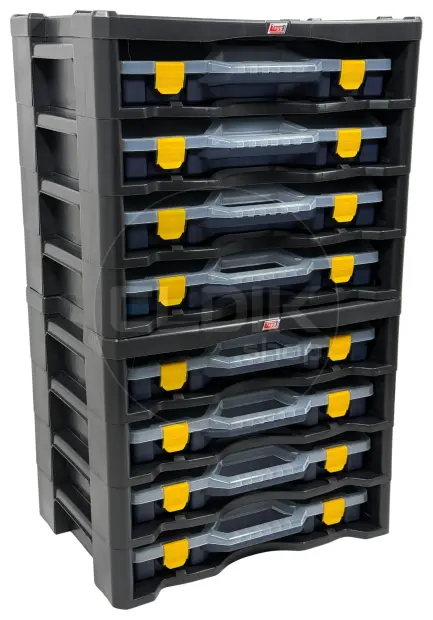 Tayg Multibox 3 Assortimentsdoos 4-delig - L530 x B376 x H430 mm - Blauw - 303500